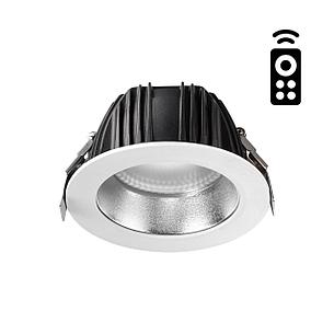 358334 SPOT NT19 044 белый/серебро Встраиваемый диммир.св-к с пультом ДУ IP20 LED 2700~5000К GESTION, фото 2
