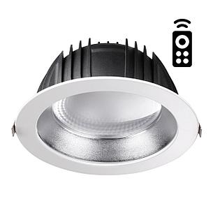 358336 SPOT NT19 044 белый/серебро Встраиваемый диммир.св-к с пультом ДУ IP20 LED 2700~5000К GESTION, фото 2