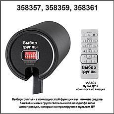 358357 PORT NT20 045 черный Однофазн.трековый.диммир.св-к с ДУ IP20 LED 3000-6500К 15W 220-240V NAIL, фото 3