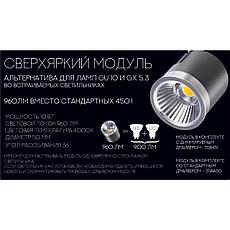 358431 DIOD NT20 113 белый Модуль в комплекте с диммируемым драйвером IP20 LED 4000К 12W 220-240V, фото 2