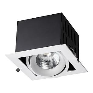 358440 SPOT NT20 113 белый/черн Встраиваемый карданный светильник IP20 LED 4000К 24W 100-265V GESSO, фото 2