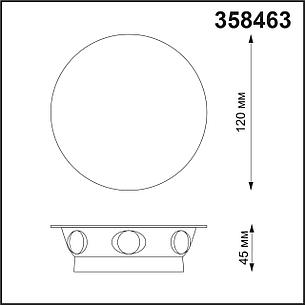 358463 STREET NT20 169 темно-серый Ландшафтный настенный светильник IP54 LED 4000K 6W 85-265V CALLE, фото 2