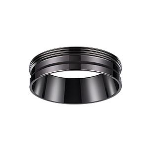 370704 KONST NT19 059 черный хром Декоративное кольцо для арт. 370681-370693 IP20 UNITE, фото 2