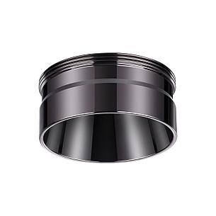 370710 KONST NT19 059 черный хром Декоративное кольцо для арт. 370681-370693 IP20 UNITE, фото 2