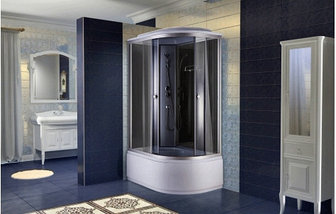 Душевая кабина 120*80**215 темная, без электрики Niagara NG-1510-14 LN/RN, фото 3