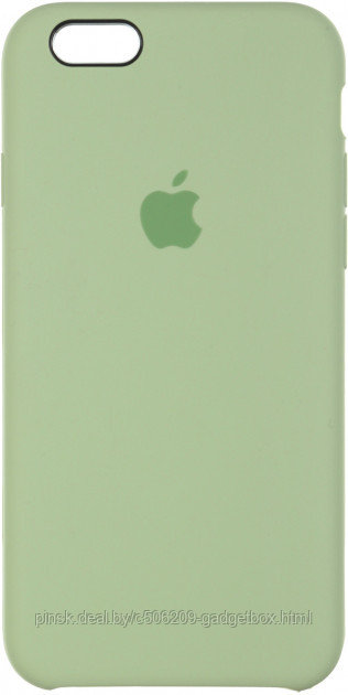 Чехол Silicone Case для Apple iPhone 6 / iPhone 6S, #1 Mint (Зеленая мята) - фото 1 - id-p130057766