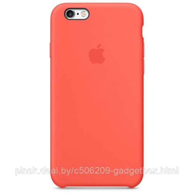 Чехол Silicone Case для Apple iPhone 6 / iPhone 6S, #2 Apricot (Абрикосовый) - фото 1 - id-p130057767