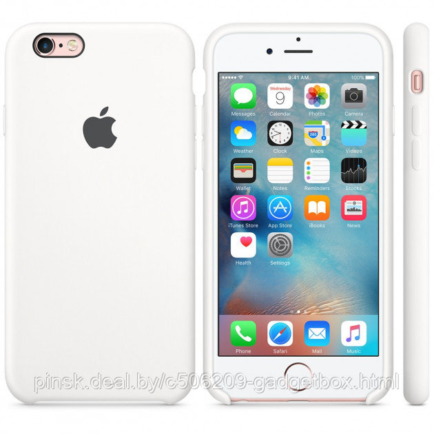 Чехол Silicone Case для Apple iPhone 6 / iPhone 6S, #9 White (Белый) - фото 1 - id-p130057774