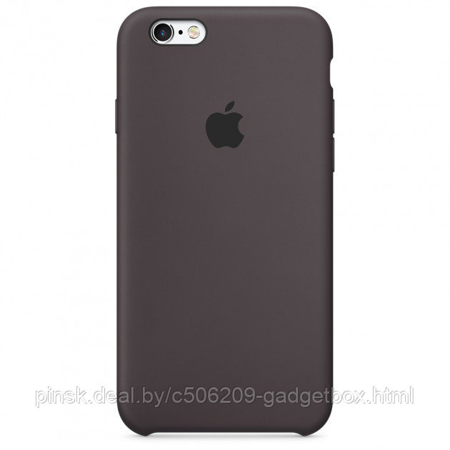 Чехол Silicone Case для Apple iPhone 6 / iPhone 6S, #22 Cocoa (Шоколадный) - фото 1 - id-p130057787