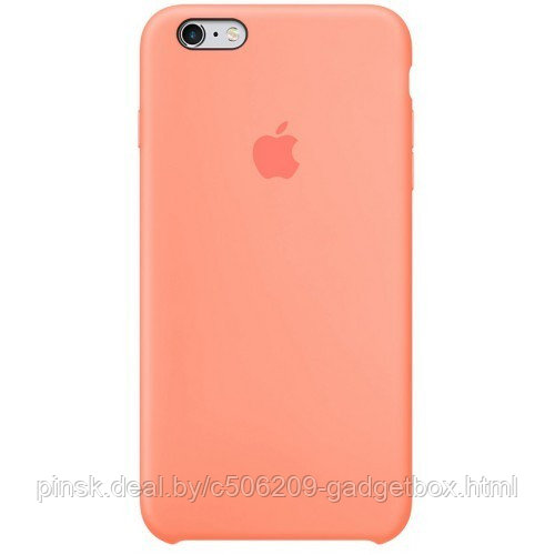 Чехол Silicone Case для Apple iPhone 6 / iPhone 6S, #27 Peach (Персиковый) - фото 1 - id-p130057792