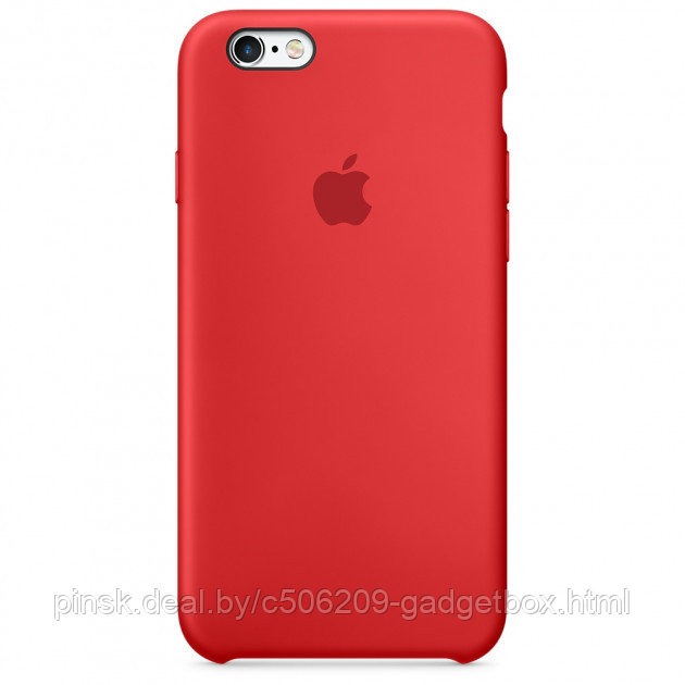 Чехол Silicone Case для Apple iPhone 6 / iPhone 6S, #29 Product red (Коралловый) - фото 1 - id-p130057794