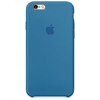 Чехол Silicone Case для Apple iPhone 6 / iPhone 6S, #38 Denim blue (Стальной синий)