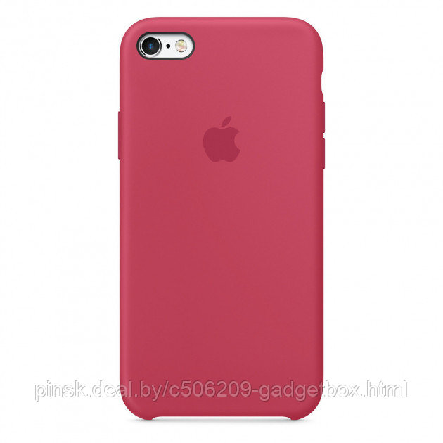Чехол Silicone Case для Apple iPhone 6 / iPhone 6S, #39 Red raspberry (Малиновый) - фото 1 - id-p130057804