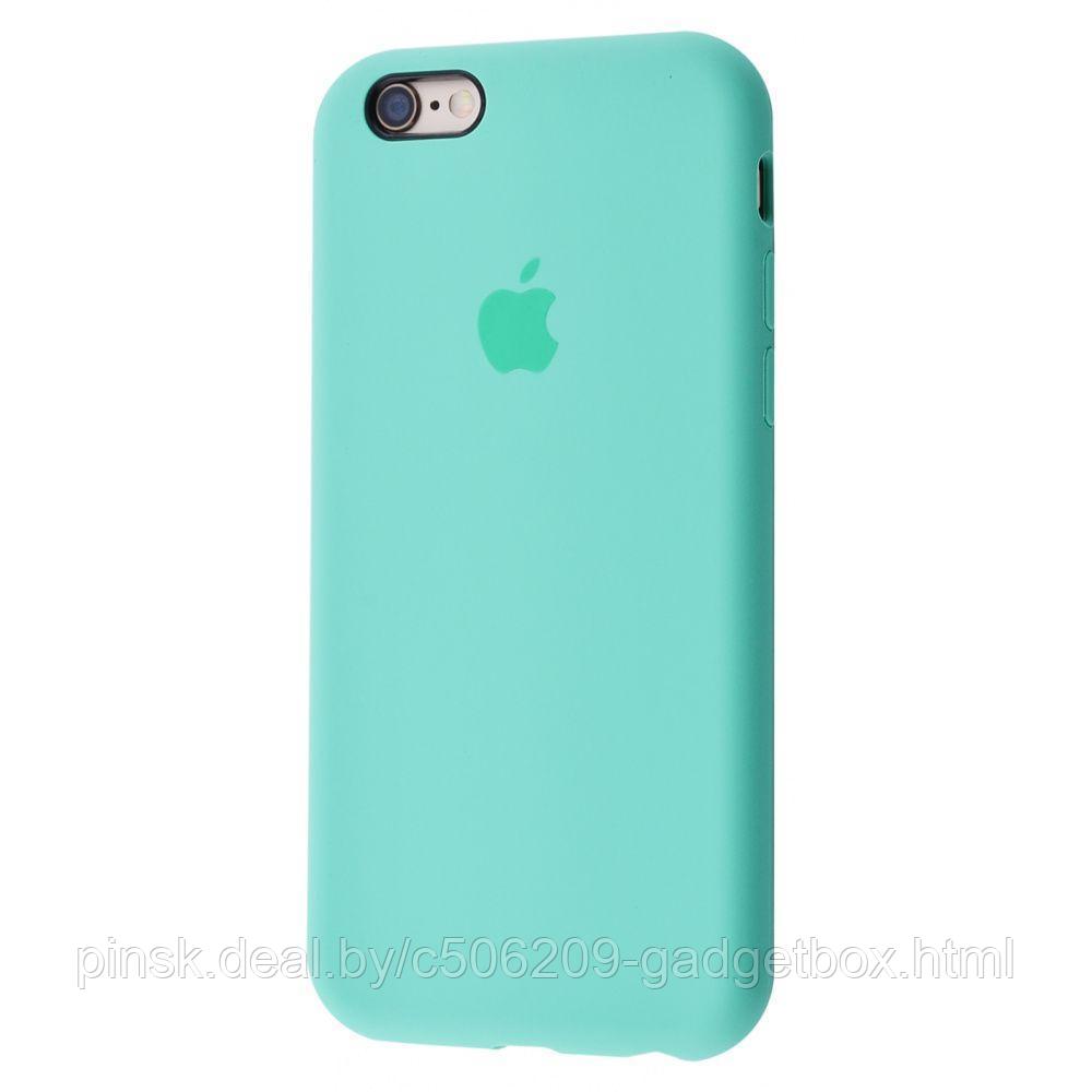Чехол Silicone Case для Apple iPhone 6 / iPhone 6S, #43 Aquamarine (Аквамарин) - фото 1 - id-p130057808