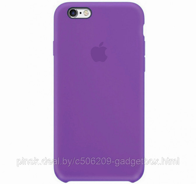 Чехол Silicone Case для Apple iPhone 6 / iPhone 6S, #45 Brinjal (Баклажановый) - фото 1 - id-p130057810