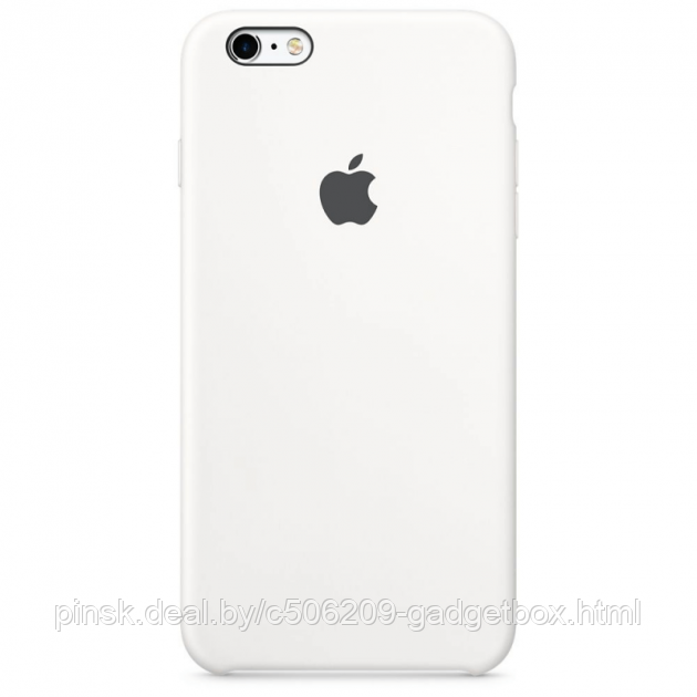 Чехол Silicone Case для Apple iPhone 6 Plus / iPhone 6S Plus, #9 White (Белый) - фото 1 - id-p130057844