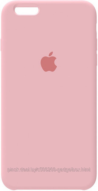 Чехол Silicone Case для Apple iPhone 6 Plus / iPhone 6S Plus, #12 Pink (Розовый) - фото 1 - id-p130057847