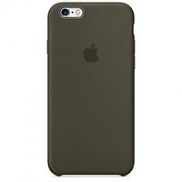 Чехол Silicone Case для Apple iPhone 6 Plus / iPhone 6S Plus, #34 Dark olive (Темно-оливковый)