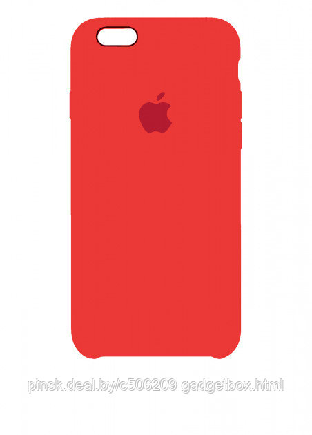 Чехол Silicone Case для Apple iPhone 6 Plus / iPhone 6S Plus, #42 New apricot (Морковный) - фото 1 - id-p130057877