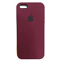 Чехол Silicone Case для Apple iPhone 6 Plus / iPhone 6S Plus, #52 Grape purple (Марсала)