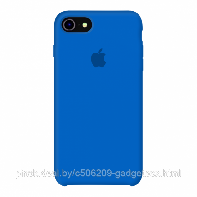 Чехол Silicone Case для Apple iPhone 7 / iPhone 8 / SE 2020, #3 Royal blue (Ярко-синий) - фото 1 - id-p130057908