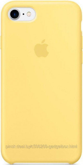 Чехол Silicone Case для Apple iPhone 7 / iPhone 8 / SE 2020, #4 Yellow (Желтый) - фото 1 - id-p130057909