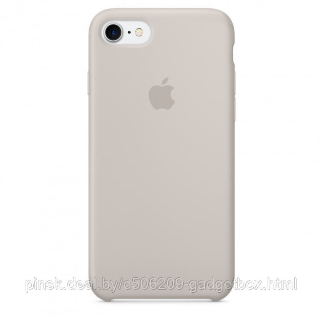 Чехол Silicone Case для Apple iPhone 7 / iPhone 8 / SE 2020, #11 Stone (Светло-серый) - фото 1 - id-p130057916