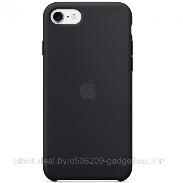Чехол Silicone Case для Apple iPhone 7 / iPhone 8 / SE 2020, #18 Black (Черный) - фото 1 - id-p130057923