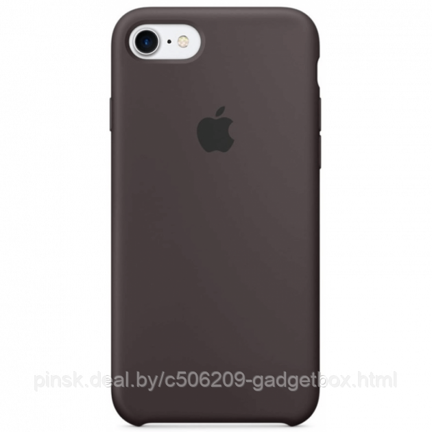 Чехол Silicone Case для Apple iPhone 7 / iPhone 8 / SE 2020, #22 Cocoa (Шоколадный) - фото 1 - id-p130057927