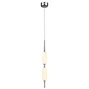 4793/16L PENDANT ODL21 009 никель/белый Подвес LED 16W SPINDLE