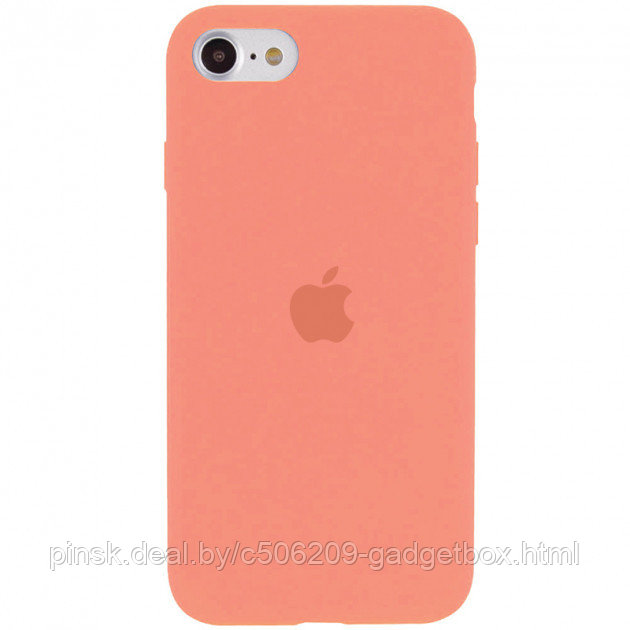 Чехол Silicone Case для Apple iPhone 7 / iPhone 8 / SE 2020, #27 Peach (Персиковый) - фото 1 - id-p130057932