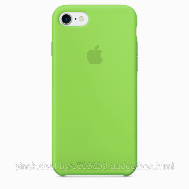 Чехол Silicone Case для Apple iPhone 7 / iPhone 8 / SE 2020, #31 Grass Green (Зеленый) - фото 1 - id-p130057936