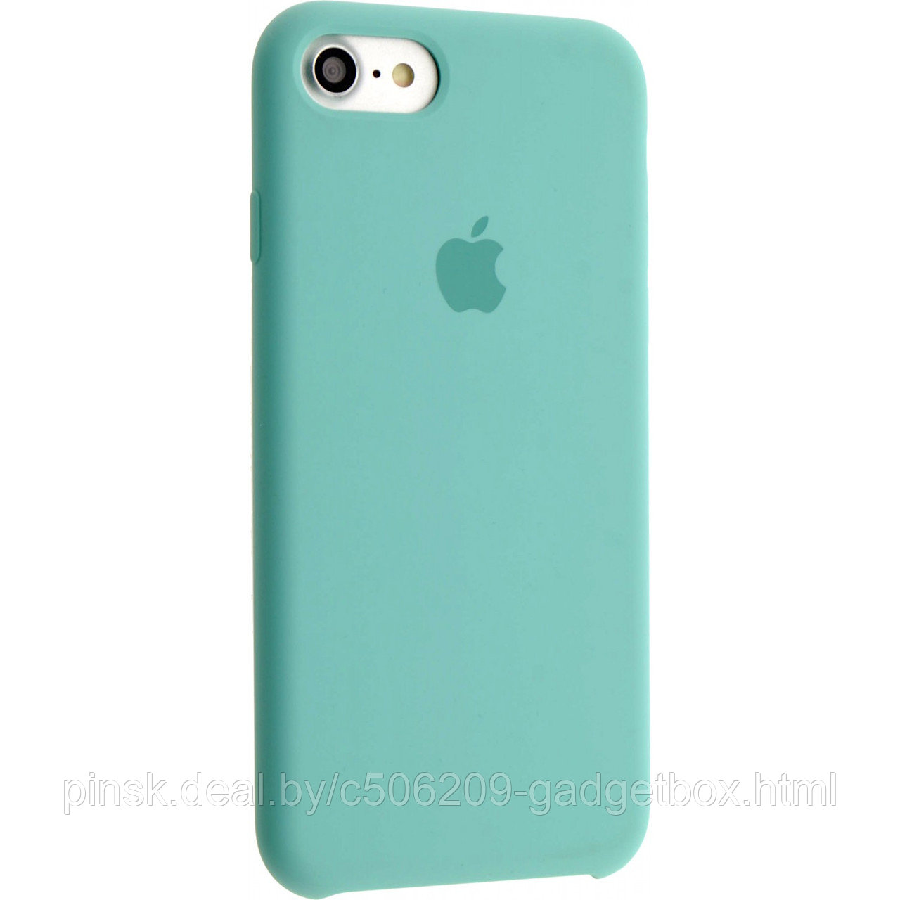 Чехол Silicone Case для Apple iPhone 7 / iPhone 8 / SE 2020, #43 Aquamarine (Аквамарин) - фото 1 - id-p130057948