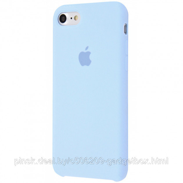 Чехол Silicone Case для Apple iPhone 7 / iPhone 8 / SE 2020, #44 Sky blue (Небесно-голубой) - фото 1 - id-p130057949