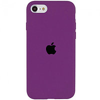 Чехол Silicone Case для Apple iPhone 7 / iPhone 8 / SE 2020, #52 Grape purple (Марсала)