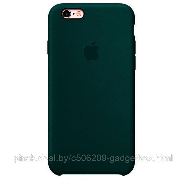 Чехол Silicone Case для Apple iPhone 7 / iPhone 8 / SE 2020, #58 Midnight green (Виридан) - фото 1 - id-p130057963