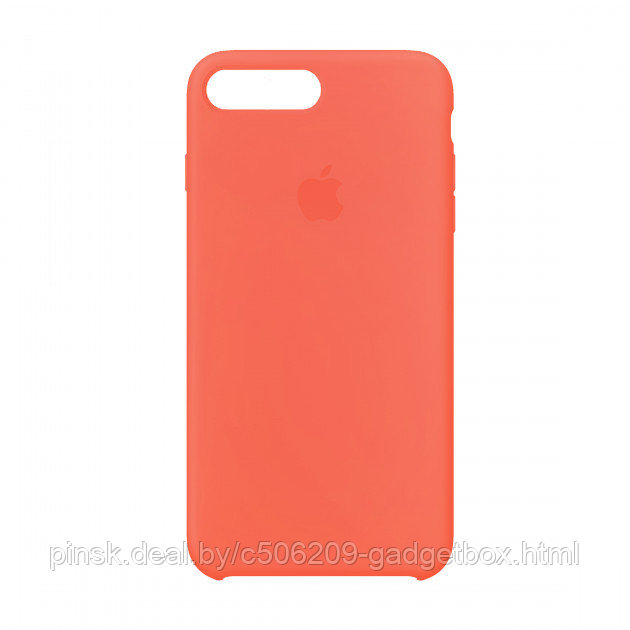 Чехол Silicone Case для Apple iPhone 7 Plus / iPhone 8 Plus, #2 Apricot (Абрикосовый) - фото 1 - id-p130057977