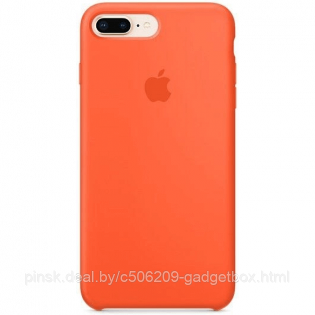 Чехол Silicone Case для Apple iPhone 7 Plus / iPhone 8 Plus, #2 Apricot (Абрикосовый) - фото 2 - id-p130057977