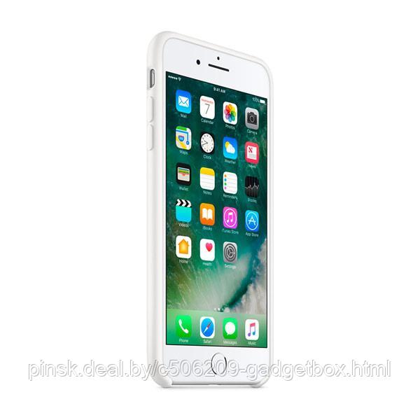 Чехол Silicone Case для Apple iPhone 7 Plus / iPhone 8 Plus, #9 White (Белый) - фото 2 - id-p130057984