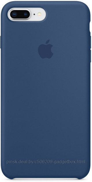 Чехол Silicone Case для Apple iPhone 7 Plus / iPhone 8 Plus, #20 Blue Cobal (Синий кобальт) - фото 1 - id-p130057995
