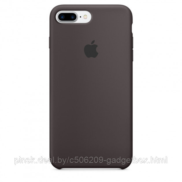 Чехол Silicone Case для Apple iPhone 7 Plus / iPhone 8 Plus, #22 Cocoa (Шоколадный) - фото 1 - id-p130057997