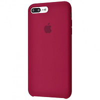 Чехол Silicone Case для Apple iPhone 7 Plus / iPhone 8 Plus, #36 Rose red (Бордовый)