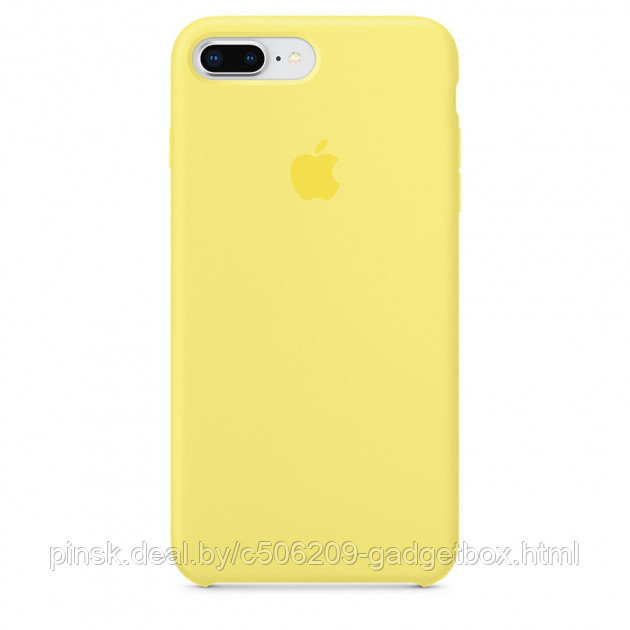 Чехол Silicone Case для Apple iPhone 7 Plus / iPhone 8 Plus, #37 Lemonade (Лимонад) - фото 1 - id-p130058012
