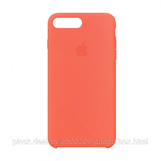 Чехол Silicone Case для Apple iPhone 7 Plus / iPhone 8 Plus, #42 New apricot (Морковный) - фото 1 - id-p130058017
