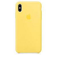 Чехол Silicone Case для Apple iPhone X / iPhone XS , #4 Yellow (Желтый)