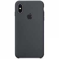 Чехол Silicone Case для Apple iPhone X / iPhone XS , #15 Dark Gray (Темно-серый)