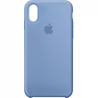 Чехол Silicone Case для Apple iPhone X / iPhone XS , #24 Azure (Лазурный)