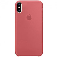 Чехол Silicone Case для Apple iPhone X / iPhone XS , #25 Camellia (Красная роза)