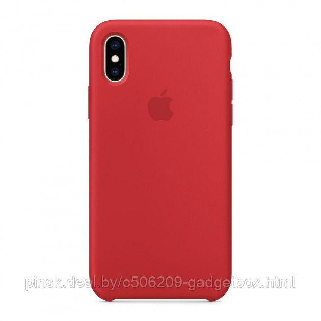Чехол Silicone Case для Apple iPhone X / iPhone XS , #29 Product red (Коралловый) - фото 1 - id-p130058074