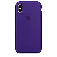 Чехол Silicone Case для Apple iPhone X / iPhone XS , #30 Ultra violet (Ультра-фиолетовый)